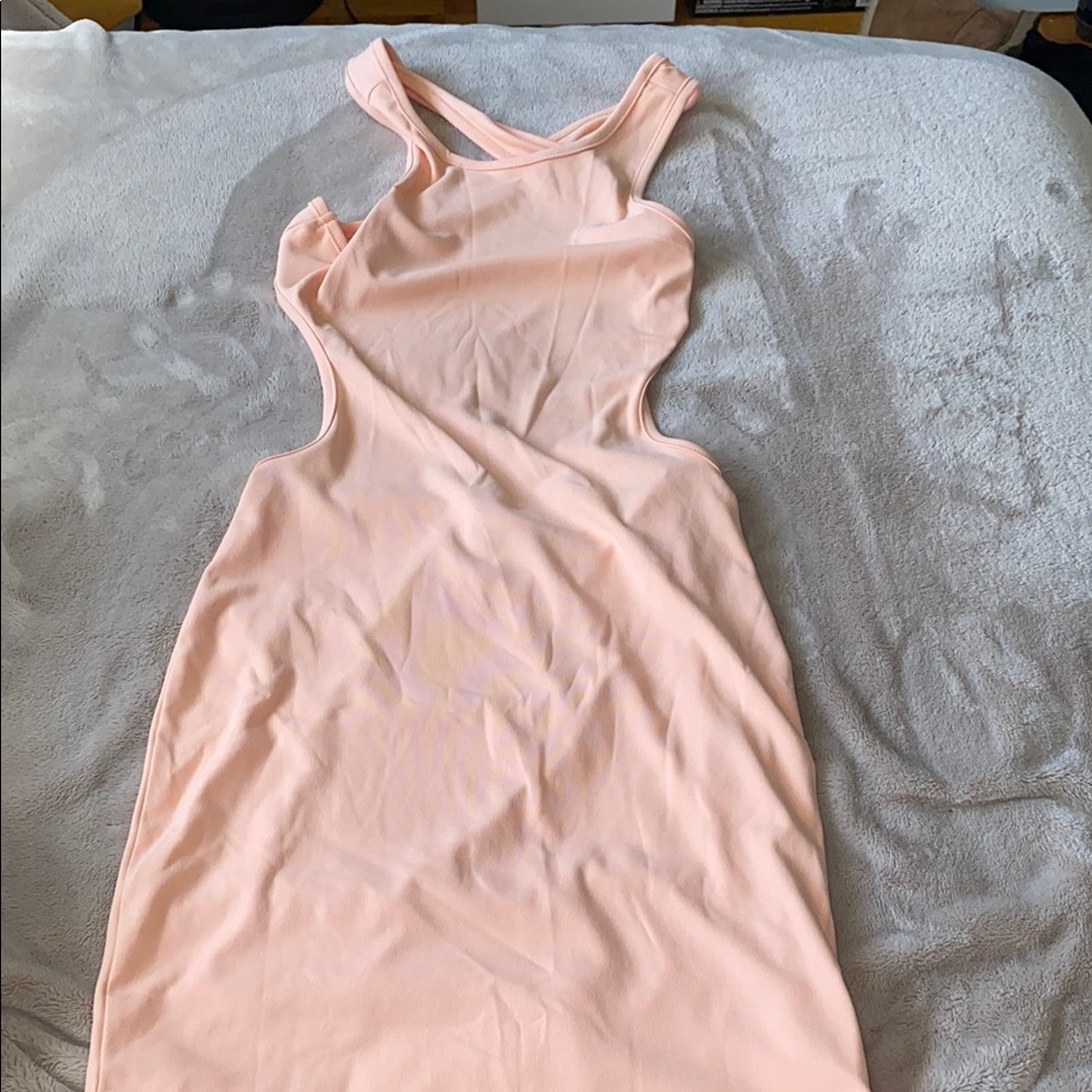 Pink Sleeveless Bodycon Dress